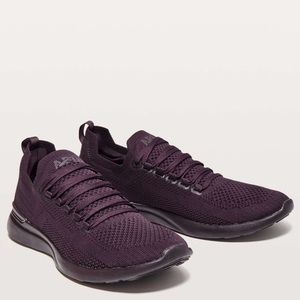 APL x Lululemon Techloom Breeze Sneakers Shoes Black Cherry Size 5